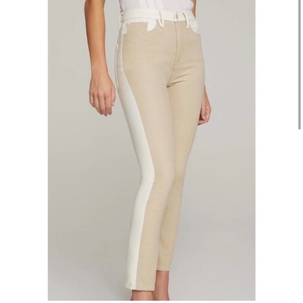 Good American Two-Toned Pants